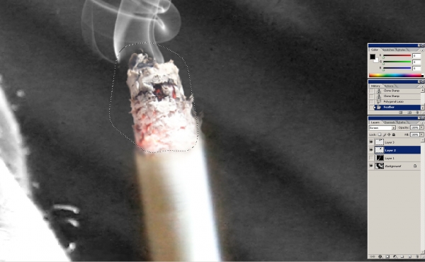 Creation of I Hate Smokers : Step 8